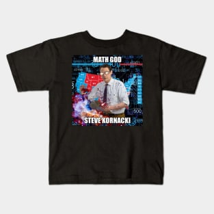 Math God Steve Kornacki Kids T-Shirt